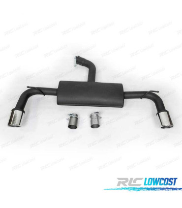 LIGNE D'ÉCHAPPEMENT POUR VOLKSWAGEN VW GOLF 7 12-17 LOOK GTI CHROMÉ