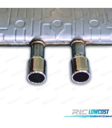 LIGNE D'ÉCHAPPEMENT VOLKSWAGEN VW GOLF 7 R400 12-20 CHROMÉ