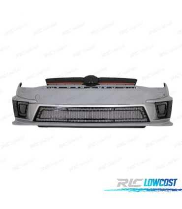 PARE-CHOCS AVANT VOLKSWAGEN VW GOLF 7 LOOK R400 LIGNE ROUGE SRA