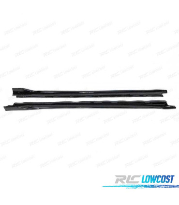 RAJOUTS DES BAS DE CAISSE VOLKSWAGEN VW GOLF 8 GTI R LINE NOIR BRILLANT