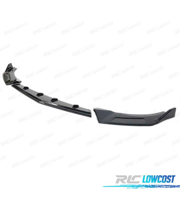 SPOILER LAME PARE-CHOCS AVANT VOLKSWAGEN VW GOLF 8 R LINE NOIR BRILLANT