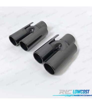 EMBOUTS D´ÉCHAPPEMENT BMW E60 E90 E92 E93 F10 F30 NOIR