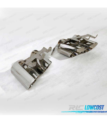 EMBOUTS D´ÉCHAPPEMENT FORD MUSTANG 18-22 LOOK GT500 CHROMÉ