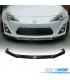 SPOILER LAME PARE-CHOCS AVANT POUR TOYOTA GT 86 CARBONE