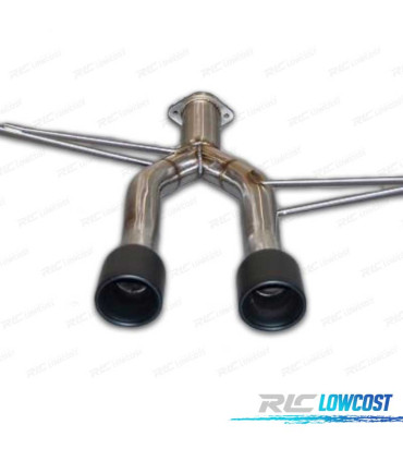 LIGNE D´ÉCHAPPEMENT SEAT LEON 2.0 15 + EMBOUTS NOIR