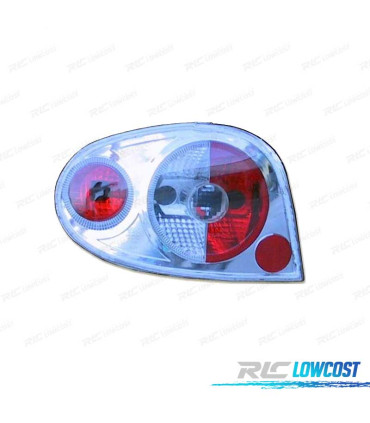 FEUX ARRIÈRE RENAULT MEGANE 99-02 STYLE LEXUS FOND CHROMÉ