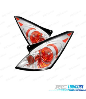 FEUX ARRIÈRE NISSAN 350Z 02-09 FOND CHROMÉ