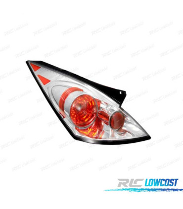 FEUX ARRIÈRE NISSAN 350Z 02-09 FOND CHROMÉ