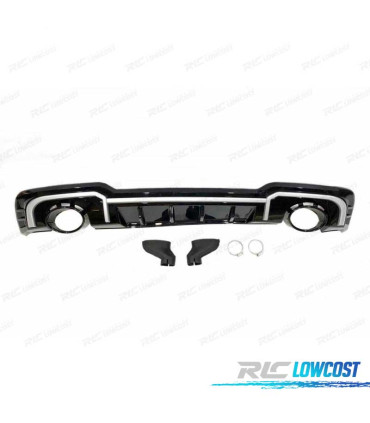 DIFFUSEUR AUDI A3 4P 16- LOOK RS3 + EMBOUTS D´ÉCHAPPEMENT