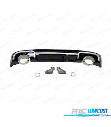 DIFFUSEUR AUDI A3 SPORTBACK 16- LOOK RS3 + EMBOUTS D´ÉCHAPPEMENT