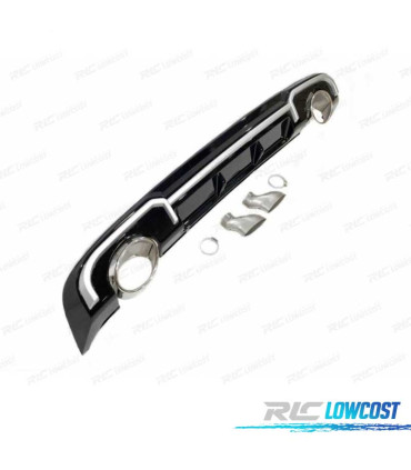 DIFFUSEUR AUDI A3 8V LOOK RS3 SPORTBACK 13-15 + EMBOUTS D´ÉCHAPPEMENT