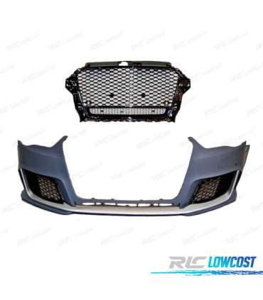 PARE-CHOCS AVANT AUDI A3 SEDAN CABRIO 13-15 LOOK RS3​​​​​​​