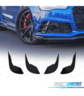 SPLITTERS AUDI A6 C7 11-18 LOOK RS6 NOIR