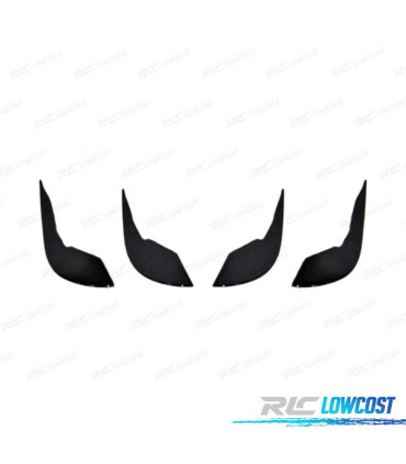 SPLITTERS AUDI A6 C7 11-18 LOOK RS6 NOIR