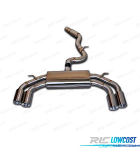 LIGNE D'ÉCHAPPEMENT POUR AUDI A3 8V S3 13-CHROMÉ