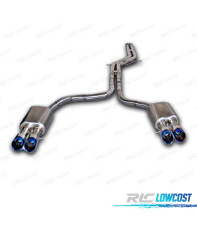 LIGNE D'ÉCHAPPEMENT POUR AUDI A7 3.0 T 10-17 BLEUE