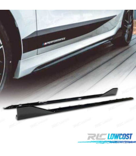BAS DE CAISSE BMW F40 19- LOOK M PERFORMANCE NOIR BRILLANT