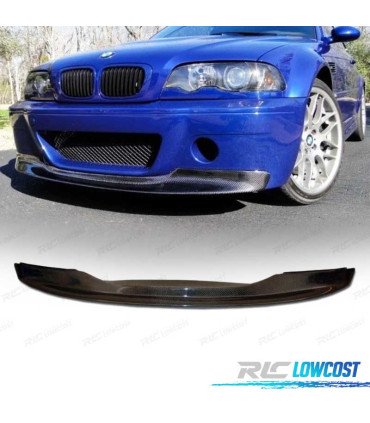 SPOILER LAME DE PARE-CHOCS AVANT BMW E46 M3 CSL CARBONE