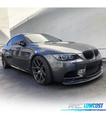 SPOILER LAME AVANT BMW E92 E93 LOOK M3 NOIR BRILLANT