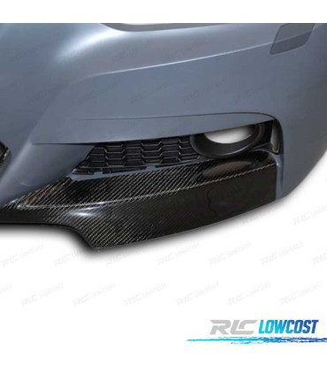 PARE-CHOCS AVANT BMW F30 F31 LOOK M + SPLITTERS CARBONE