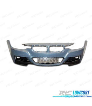 PARE-CHOCS AVANT BMW F30 F31 LOOK M + SPLITTERS CARBONE