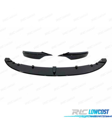 SPOILER LAME PARE-CHOCS BMW F34 13-19 LOOK M NOIR BRILLANT