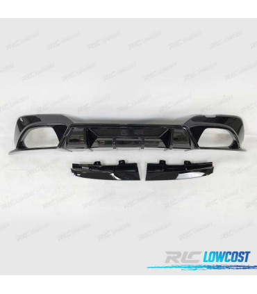 DIFFUSEUR BMW G20 G21 19-22 LOOK COMPETITION NOIR BRILLANT