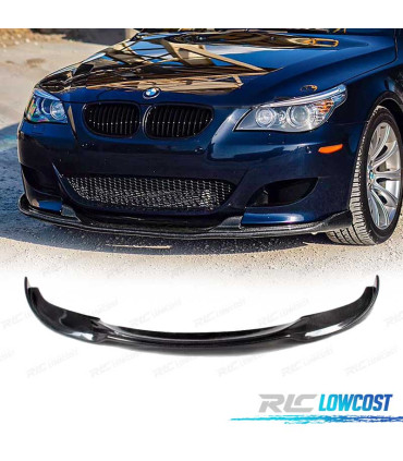 SPOILER LAME DE PARE-CHOCS AVANT BMW E60 03-10 LOOK M5 CARBONE