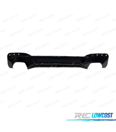 DIFFUSEUR ARRIÈRE BMW G30 G31 LOOK M PERFORMANCE NOIR BRILLANT