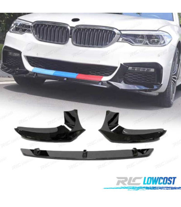 SPOILER LÈVRE BMW G30 G31 17-20 LOOK M NOIR BRILLANT