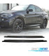 RAJOUTS BAS DE CAISSE BMW X6 F16 LOOK M NOIR BRILLANT