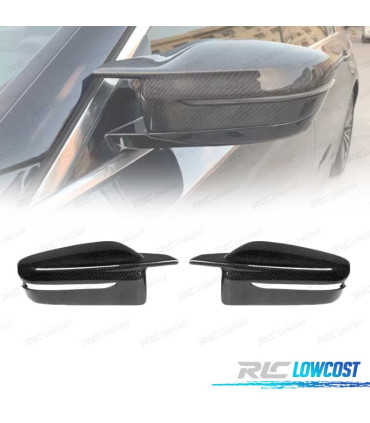 COQUES RETROVISEURS BMW G20 G22 G23 G30 G31 G11 G12 LOOK M5 LOOK CARBONE