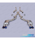 LIGNE D'ÉCHAPPEMENT COMPLET POUR BMW F10 M5 F11 LOOK M5
