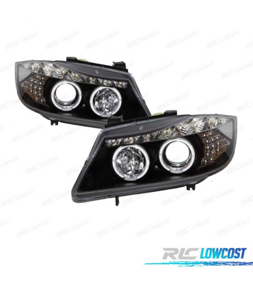 PHARES BMW E90 05-08 DAYLIGHT LED NOIR
