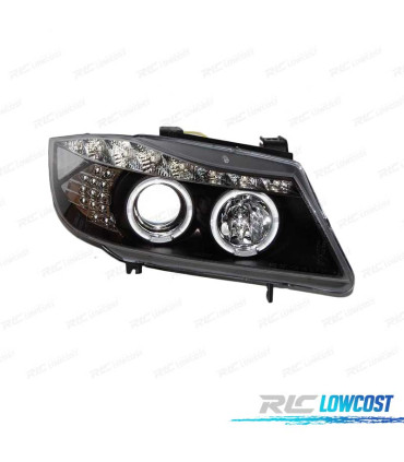 PHARES BMW E90 05-08 DAYLIGHT LED NOIR