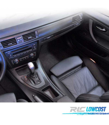 KIT PIÈCES DÉCORATIVES POUR HABITACLE BMW E90 CARBONE