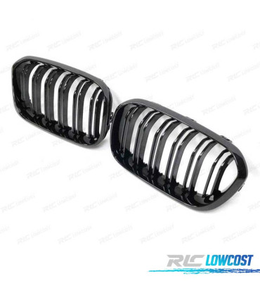 CALANDRES BMW F20 F21 LCI 15-19 LOOK M1 NOIR BRILLANT