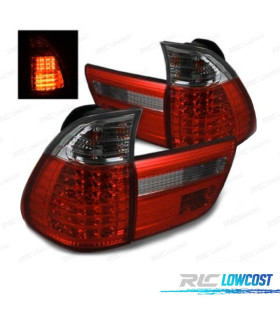 FEUX ARRIÈRE BMW X5 E53 LED 00-03 ROUGE FONCÉ
